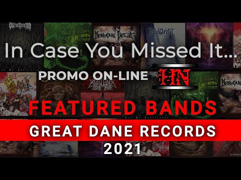 Featured on PROMO ON-LINE | GREAT DANE RECORDS 2021 #GreatDaneRecords2021