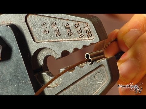how to fasten aluminum sleeves