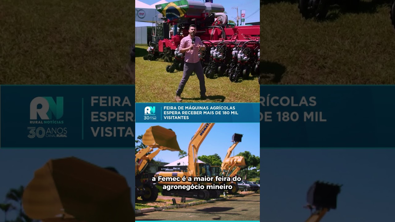 Feira de máquinas agrícolas espera receber mais de 180 mil visitantes