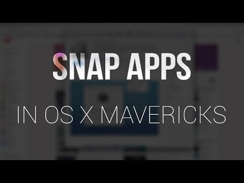 how to snap windows in mac os x