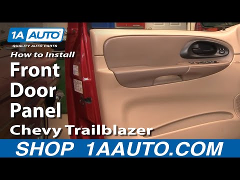 How To Install Replace Remove Front Door Panel Chevy Trailblazer 02-09 1AAuto.com