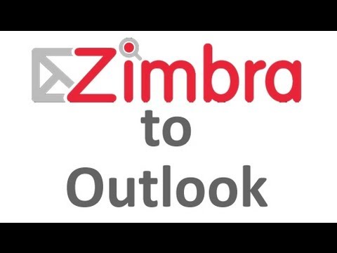 how to sync zimbra calendar with outlook