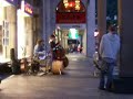 Buskers on the streets of Bergen Buskers on the streets of Bergen