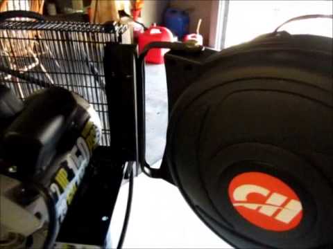 how to attach air compressor hose