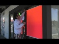 How to paint a window sign by Dave Yant Signs part 3