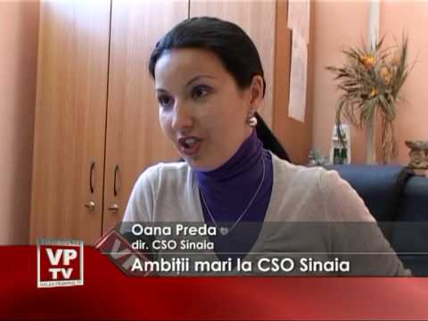 Ambiţii mari la CSO Sinaia