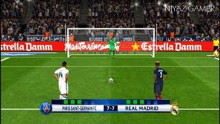 PSG vs REAL MADRID | Penalty Shootout | PES 2017 Gameplay | UEFA Champions League