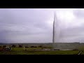 Mineral and geothermal water eruption in the Harghita County (Romania)