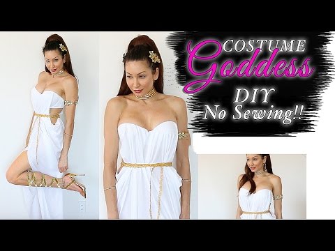 SEXY Goddess Costume - EASY DIY - NO SEWING