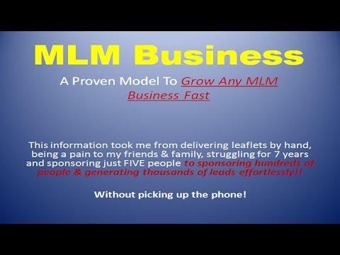 how to grow mlm fast