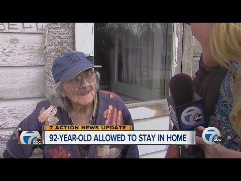 92-year-old allowed to stay in home.