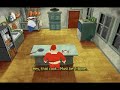 dodging something and a frying pan duel.