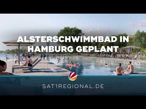 Natural Pool in the Alster: Plans for New Swimming Area in Hamburg Presented | SAT 1 Regional Natural Pool in the Alster: Plans for New Swimming Area in Hamburg Presented | SAT 1 Regional