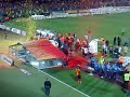 LECCE IN SERIE A - festeggiamenti fine partita