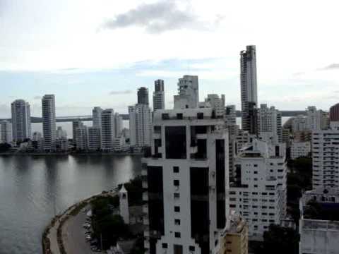Cartagena Vista panorámica de la bahía