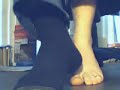 taking off shoes and socks