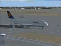 fsx lufthansa 747 long taxi clear morning 
