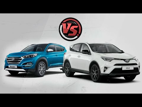 Hyundai Tucson 2016 vs Toyota Rav4. Видеообзор