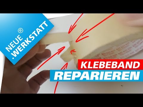 Klebe-Band reparieren /// Werkstatt-Tipp Kreppband // Altes Malerkrepp selbst reparieren