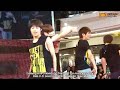 taped by pingbook entertainment . side view .

first time in thailand and look at that response O_0 the boys must have been overwhelmed ! the chanting was sooooo greaaat =DDD i love love maknaes tee .. idk, very suitable ? idkk ! i just like it . makes him more kiddish which is good since like, they're being introduced to a foreign country.. so back to his cutesy image from NYSP days XDD kimkey's outfit screams JONGKEY ! bling wore that entire outfit before =) but these outfits give a reminiscent feel yeah ? reminds me very very much of when they just started promoting the boom track and all . I MISSED IT ! gaah they were greaaat ! wayy too go SHINee WORLD Thailand . way to show them global love x333