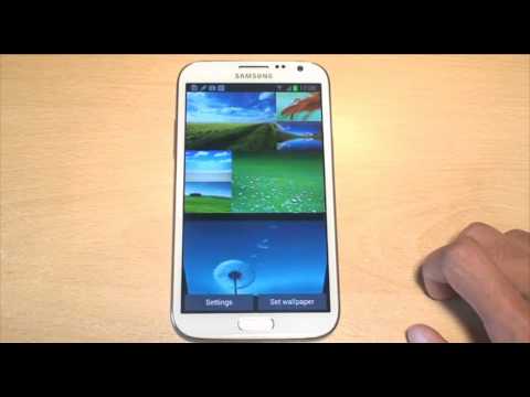 Samsung Galaxy Note 2 Live Wallpaper / Wallpapers GT-N7100