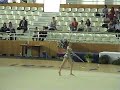 Violaine Robinet au cerceau aux championnats de France National A Junior de Saint-Brieuc (juin 2008)