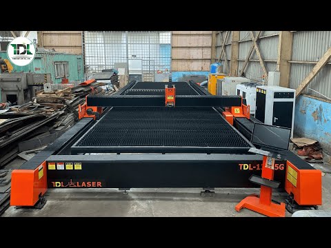 Máy cắt Fiber Laser khổ lớn TDL-13035G nguồn 20KW - 0917.264.499