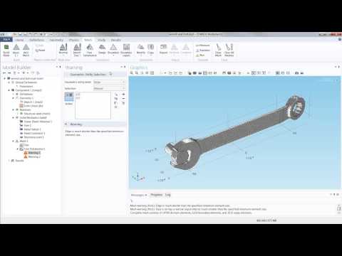 How to Model Stresses and Strains in a Wrench and Bolt Assembly