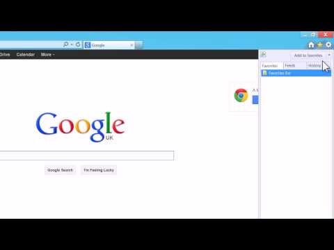 how to locate browsing history with internet explorer