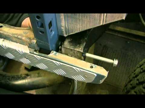 landrover 110 200tdi 300tdi td5 bulkhead how to change and fitting instructions and guide pt14
