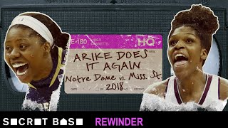Arike Ogunbowale's back-to-back buzzer-beating shots need a deep rewind | Notre Dame 2018 Final Four by SB Nation