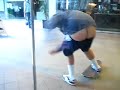Skater lose's his pants