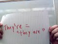 There vs. their vs. they\