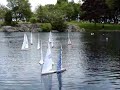 Model yacht racing in Marblehead