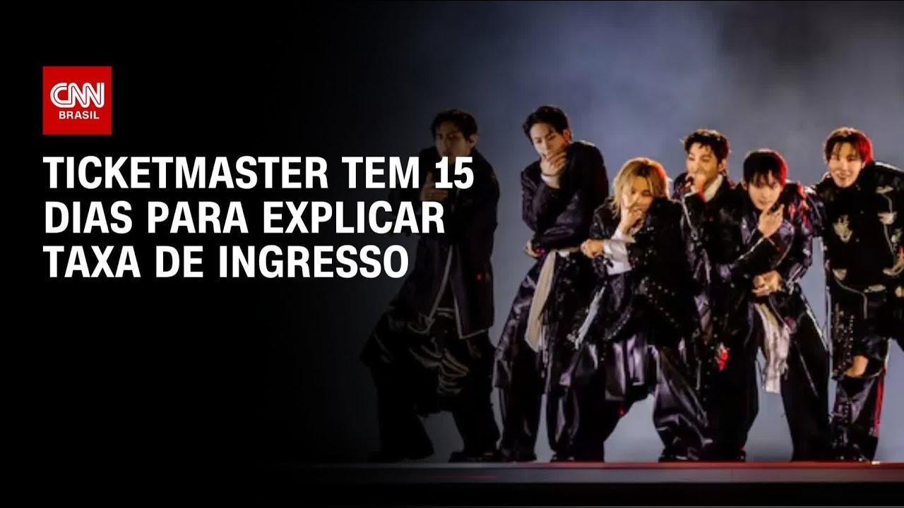 BTS no Brasil: Ticketmaster tem 15 dias para explicar taxa de ingressos | LIVE CNN