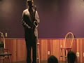 an excerpt of a solo concert at bates college by bill mchenry 2006
