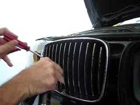 BMW 135i Front Grill Replacement