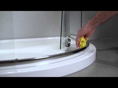 how to fit a quadrant shower enclosure