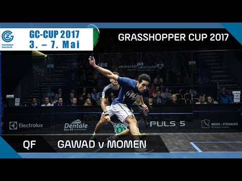 Squash: Gawad v Momen - Grasshopper Cup 2017 QF Highlights