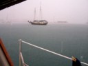 Crazy Rain Storm While at Anchor at Gibraltar 1