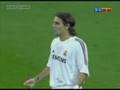 Woodgate sent off, Roberto Carlos caresses ref's face
