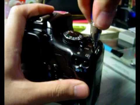 how to adjust f stop on canon xti