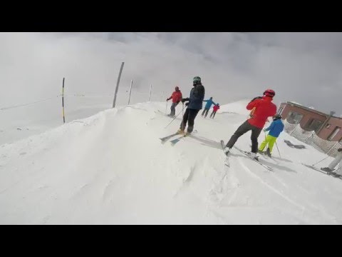 Экстремальный спуск по красной трассе в Дьяволецца-Лагальб
