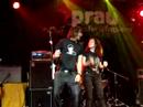 Prau y Andrés en la presetación del nuevo disco de Prau a fin de l'agüerro