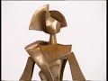 Girl Air and Metal (Oxid. Bronze) - Contemporary Sculpture