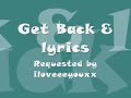 Get Back - Demi Lovato with Lyrics