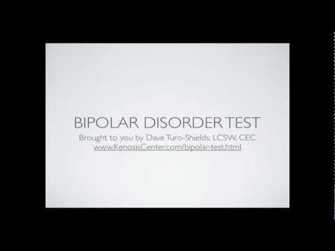 how to be tested for bipolar