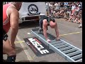 world record attempt truck pull strongman eben le roux