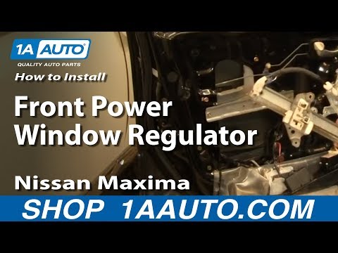 How To Install Replace Front Power Window Regulator Nissan Maxima 00-03 1AAuto