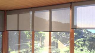 Motorised Silent Gliss Roller Blinds Byron Bay